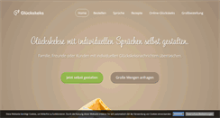 Desktop Screenshot of glueckskekse-gestalten.de